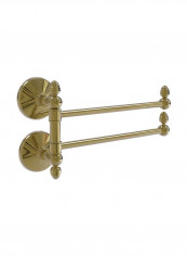 Monte Carlo Collection 2 Swing Arm Towel Rail Gold