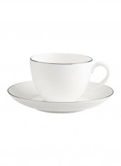 12-Piece Anmut Platinum Coffee Cup And Saucer Set White/Silver reviews 12-Piece Anmut Platinum Coffee Cup And Saucer Set White/Silver