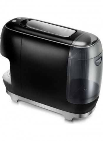 A Modo Mio Smeg Capsule Coffee Machine Black 29.0 x 15.7 x 36.6cm
