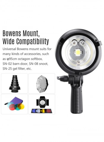 Wireless Studio Flash Light Black/Grey