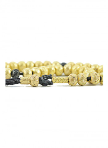Knitted Silver Prayer Beads