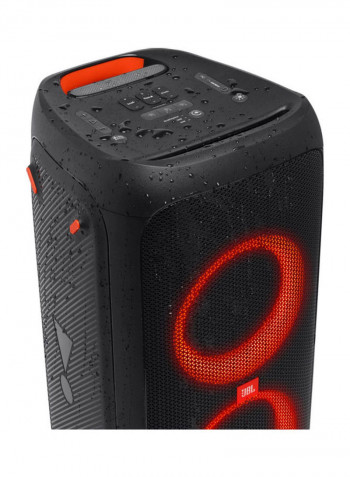 Partybox310 Portable party speaker with dazzling lights and powerful JBL Pro Sound Black