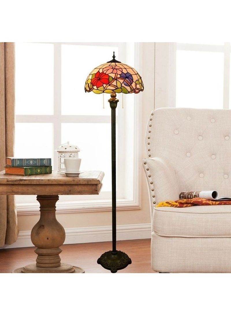 Morning Glory Pastoral Creative Floor Lamp UK Plug Multicolour