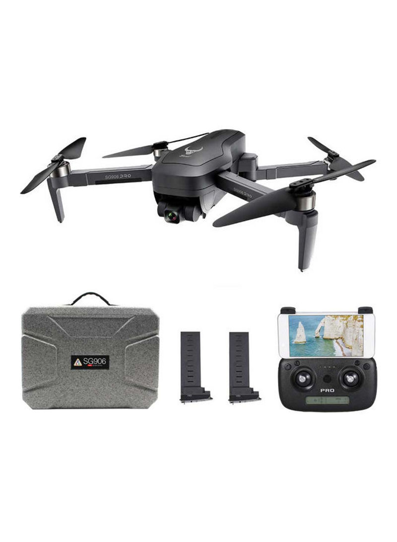 SG906 PRO GPS RC Drone with Camera 4K 5G Wifi 2-axis Gimbal 25mins Flight Time Brushless Quadcopter Follow Me MV Gesture Photo With Portable Case 2 Battery 36.5*11*28cm