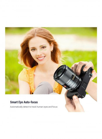 Auto Focus Camera Lens Black