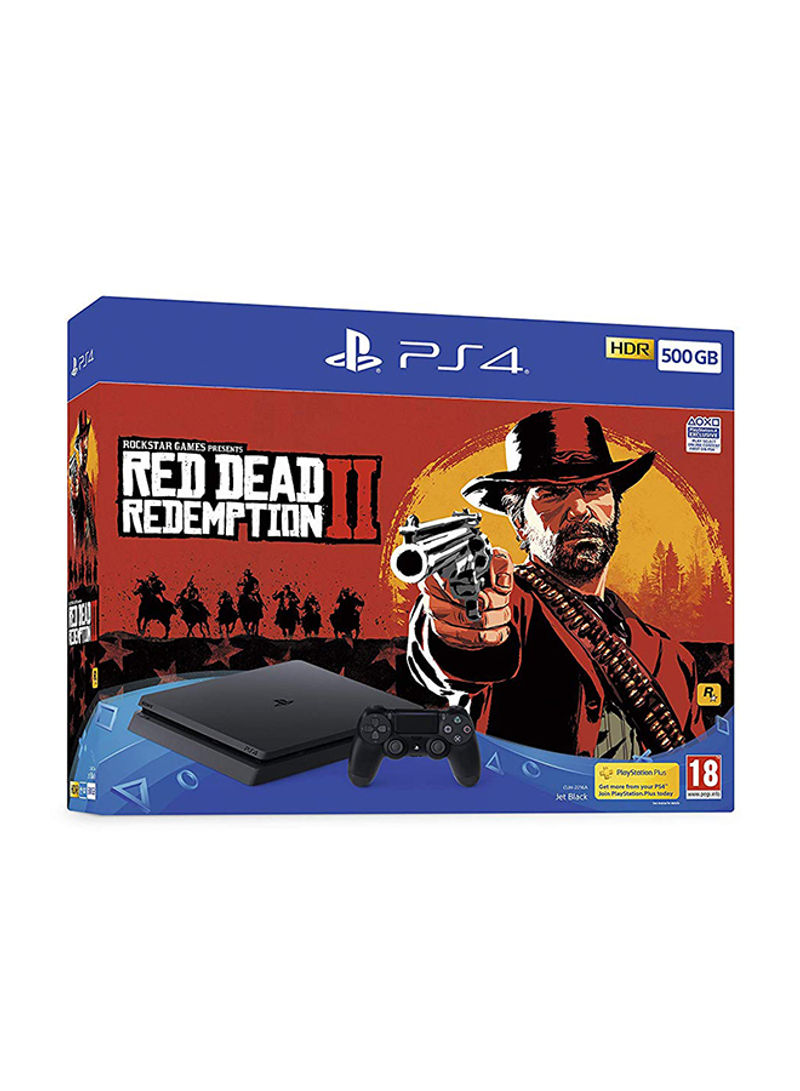 PlayStation 4 500GB Gaming Console With Red Dead Redemption 2