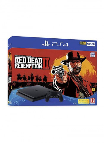 PlayStation 4 500GB Gaming Console With Red Dead Redemption 2