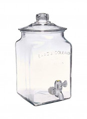 Isaac Collin Beverage Dispenser With Spigot Clear 6.5x6.5x12.8inch reviews Isaac Collin Beverage Dispenser With Spigot Clear 6.5x6.5x12.8inch
