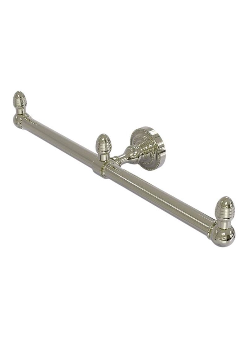 Dottingham Collection Two Arms Towel Holder Silver 15.5x15.5x2.9inch