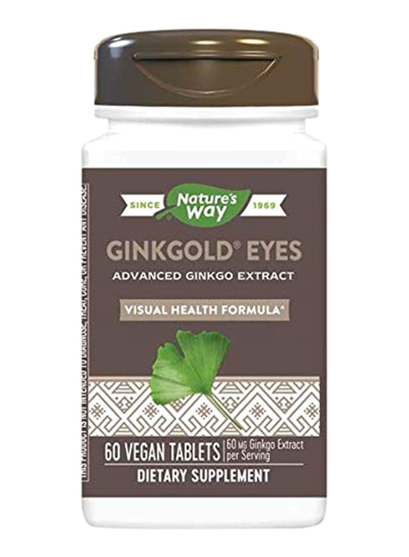 Pack Of 6 Ginkgold Eyes Dietary Supplement - 360 Tablets