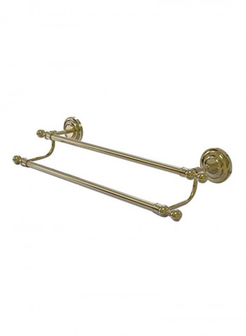 Que New Collection Double Towel Bar Gold 36inch