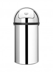 Stainless Steel Push Bin Brilliant Steel 40x81x40centimeter