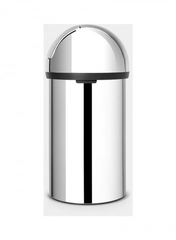 Stainless Steel Push Bin Brilliant Steel 40x81x40centimeter