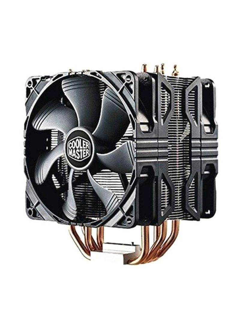 CPU Cooler With Dual Fan Black/Gold