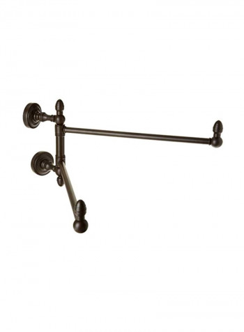 Dottingham Collection Hair Dryer Holder And Organizer Black 15x7x9inch