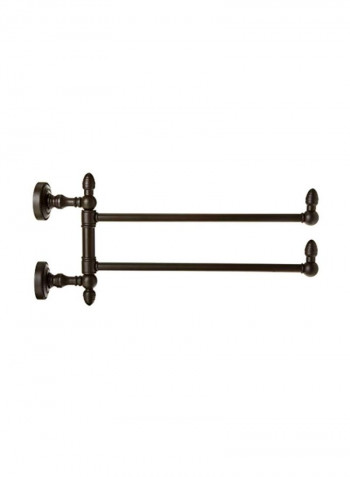 Dottingham Collection Hair Dryer Holder And Organizer Black 15x7x9inch