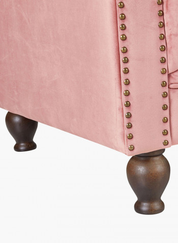 Sofia 2-Seater Sofa With Cushions Pink