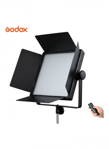 Dimmable LED Video Light Set Black