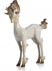 Fairy Deer Animal Sculpture Table Decor Multicolour 25 x 8 x 30cm