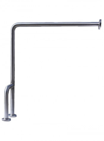 Bathroom Safety Grab Bar Silver
