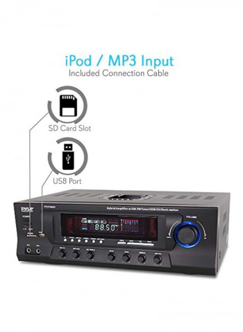 Home Entertainment Amp Sound System PT270AIU Black