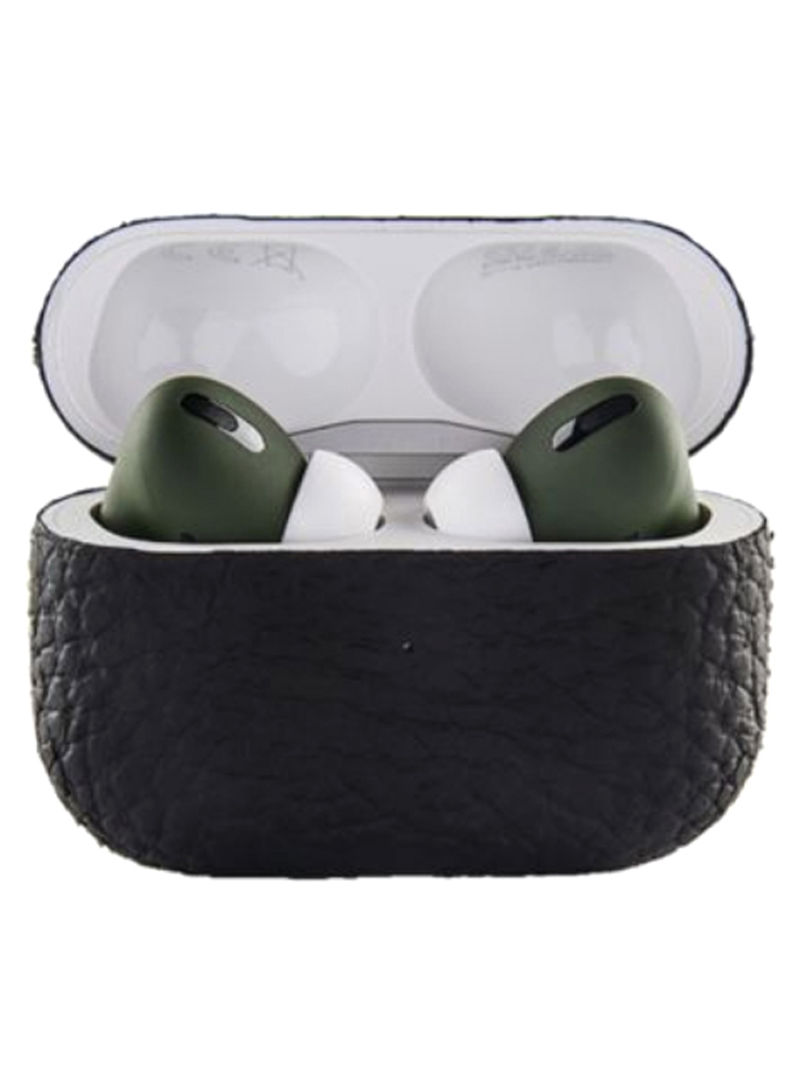 Apple AirPods  Pro Wireless Bluetooth In-Ear With Charging Case Black/Green/White