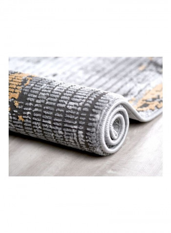 Picasso Collection Contemporary Area Rug Grey/Yellow 290x200centimeter