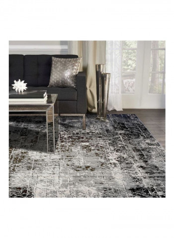 Picasso Collection Polypropylene Area Rug Black/White/Grey 200x290centimeter