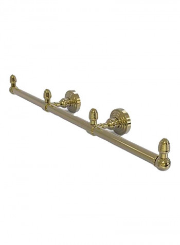 Waverly Place Collection 3 Arm Towel Holder Gold 22.5inch