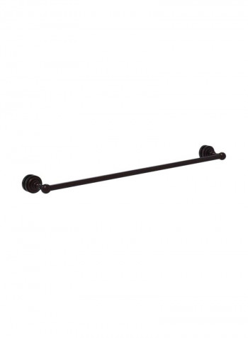 Dottingham Collection Shower Door Towel Bar Black 30inch