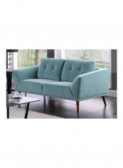 2-Seater Sofa Blue 179 x 98cm