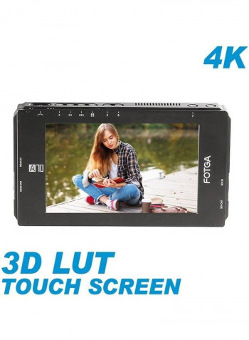 7 Inch FHD Video On-camera Field Touchscreen Monitor Black
