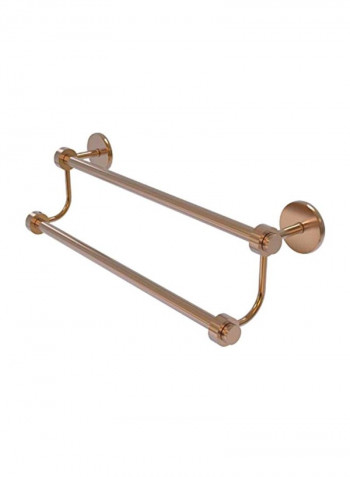 Brass Double Towel Bar Bronze 30inch