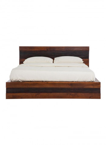 Giza Bed Brown/Black 150 x 200cm