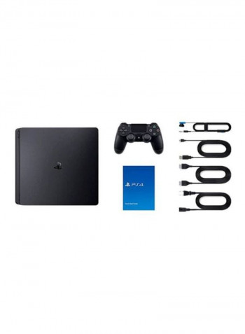 PlayStation 4 Slim 1TB Console With 2 DualShock 4 Wireless Controller
