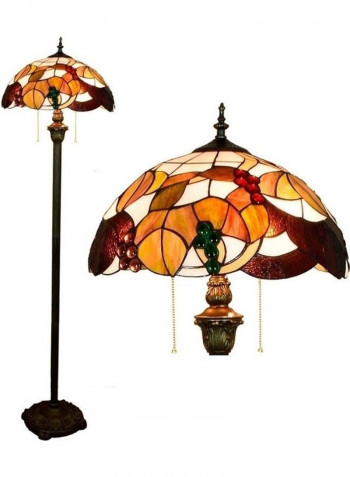Vintage Garden Grape Art Floor Lamp EU Plug Multicolour