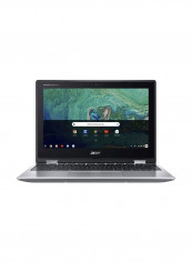 Chromebook Spin 11 2-In-1 Convertible Laptop With 11.6-Inch Display, Celeron Processor, 4GB RAM, 32GB eMMC Flash Drive/Intel HD Graphics 500 Grey