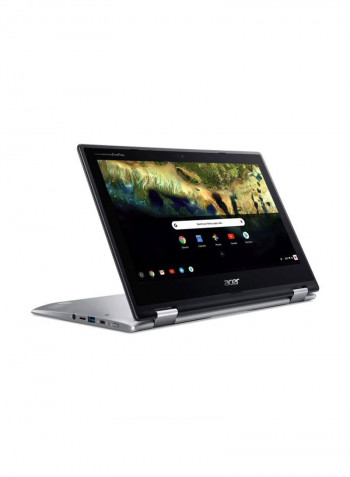 Chromebook Spin 11 2-In-1 Convertible Laptop With 11.6-Inch Display, Celeron Processor, 4GB RAM, 32GB eMMC Flash Drive/Intel HD Graphics 500 Grey