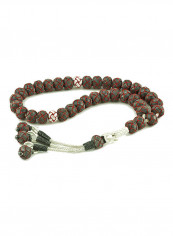 Knitted Silver Prayer Beads