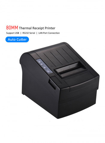 Thermal Receipt USB Printer 19.0 x 14.9 x 14.3centimeter Black