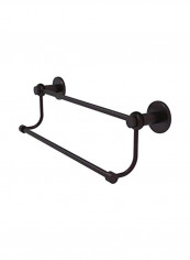 Mercury Collection Double Twist Accents Towel Bar Black 30inch