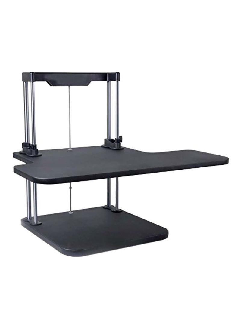 Adjustable Desk Stand Black/Silver