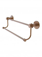 Mercury Collection Double Dotted Brass Towel Bar Brown 30inch