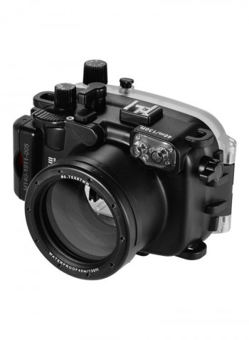 Underwater Diving Housing For Canon G7X Mark III Black