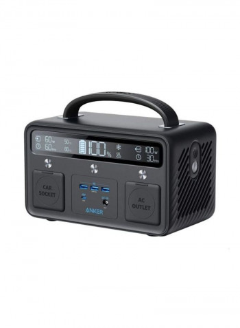 108000 mAh PowerHouse II Portable Power Station 300W 110V 10.04x5.51x7.64inch Black