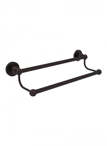 Bolero Collection Double Towel Bar Black 36inch