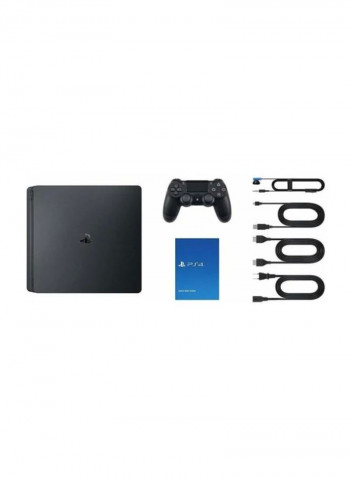 PlayStation 4 Slim 500GB Console With 2 Games(Spiderman And Uncharted : The Nathan Drake Collection With Ratchet And Clank)