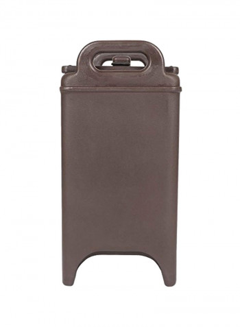 Beverage Carrier Serveware Dark Brown 16.5x9x24.2inch