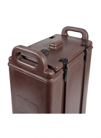 Beverage Carrier Serveware Dark Brown 16.5x9x24.2inch