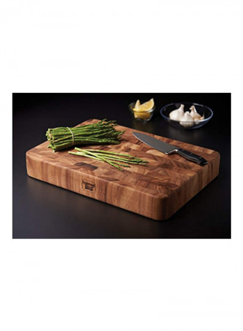 Professional Chopping Board Brown 20.75x14.25x3.2inch